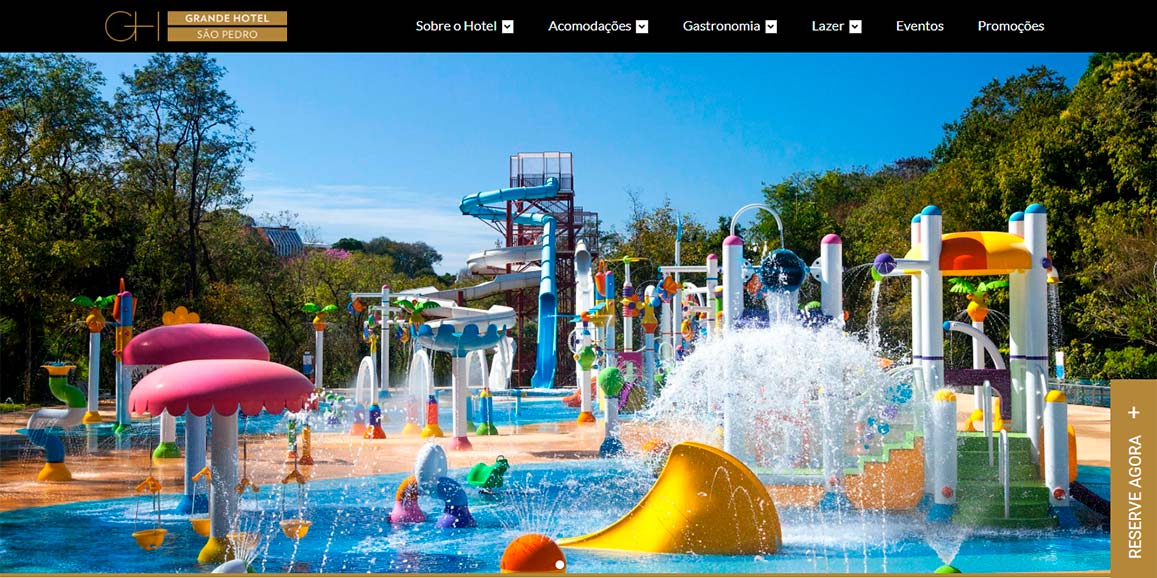 Criação de Site para o Grande Hotel São Pedro